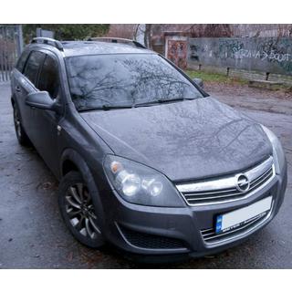 Barre portatutto in alluminio (Caravan, cromo) Opel Astra H 2004-2013 foto 1
