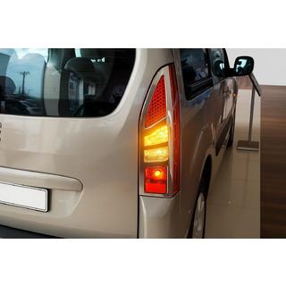 Coperture Cromate per Fanali Posteriori Dritte (2 pz, Acciaio Inox) foto 1