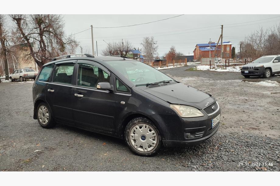Ford C-Max 2004-2010 Barre Tetto Cromate Piedini in plastica Foto 2
