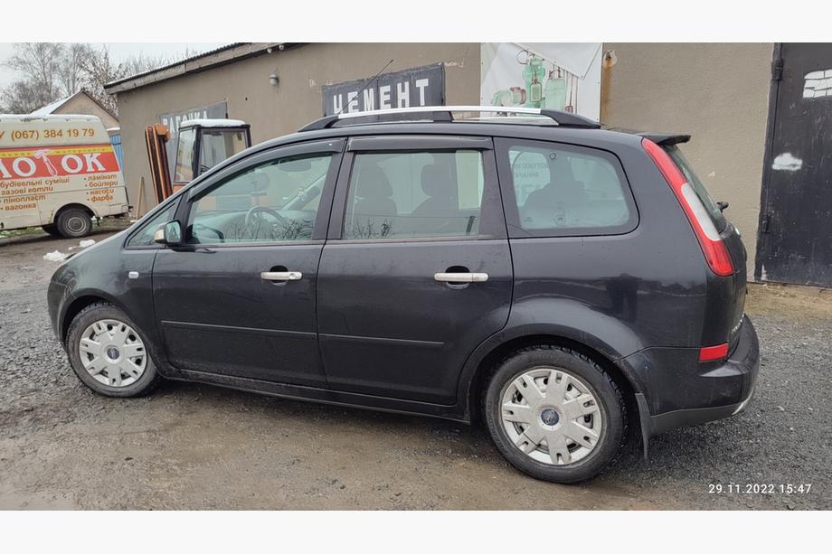 Ford C-Max 2004-2010 Barre Tetto Cromate Piedini in plastica Foto 3