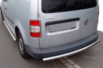 Volkswagen Caddy 2010-2015 Barra posteriore (2 pz, acciaio inox) foto 2