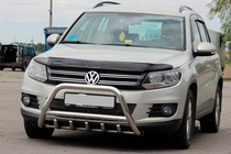 Volkswagen Tiguan 2007-2016 Paraurti Anteriore WT003 (Acciaio Inox) foto 3