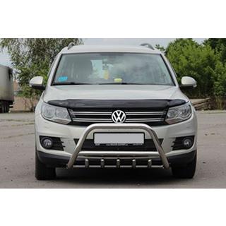 Paraurti Anteriore WT003 (Acciaio Inox) Volkswagen Tiguan 2007-2016 foto 2