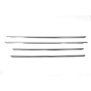 Cornici finestrini acciaio inox (4 pz) foto 4