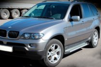 BMW X5 E53 1999–2006 Pedane Laterali Allmond Grey (2 pz, Alluminio) foto 2