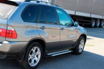 BMW X5 E53 1999–2006 Pedane Laterali Allmond Grey (2 pz, Alluminio) foto 5
