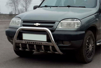 Chevrolet Niva 1998-2020 Parabullbar WT004 Acciaio Inox foto 2