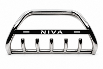 Chevrolet Niva 1998-2020 Parabullbar WT004 Acciaio Inox foto 3