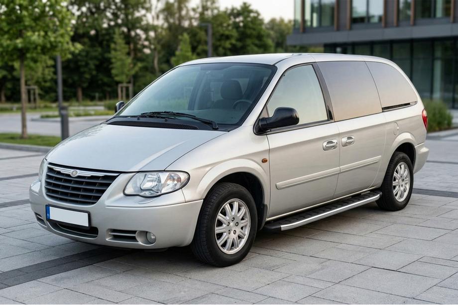 Chrysler Voyager 2001-2007 Pedane Laterali Fullmond (2 pz, Alluminio) Image