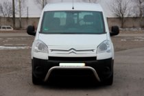 Peugeot Partner Tepee 2008-2018 Protezione Anteriore WT007 (Acciaio Inox) foto 2