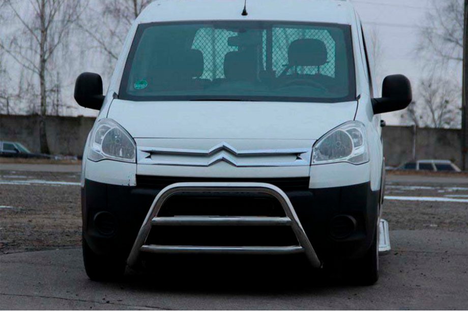 Citroen Berlingo 2008-2018 Protezione Anteriore WT022 (Acciaio Inox) Image
