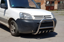 Citroen Berlingo 1996-2008 Protezione Anteriore WT003 Acciaio Inox foto 5