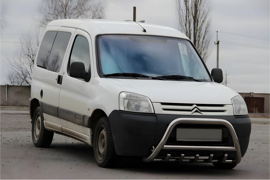 Peugeot Partner 1996-2008 Parabullbar WT003 (Acciaio Inox) Image