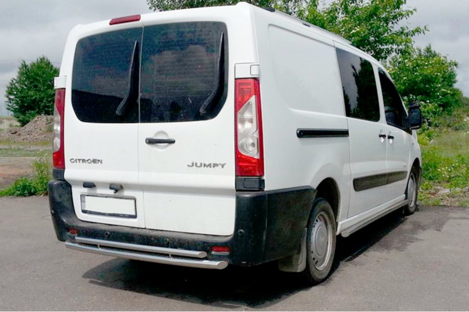 Fiat Scudo 2007-2015 Barra Posteriore AK002-Doppia (Acciaio Inox) Image