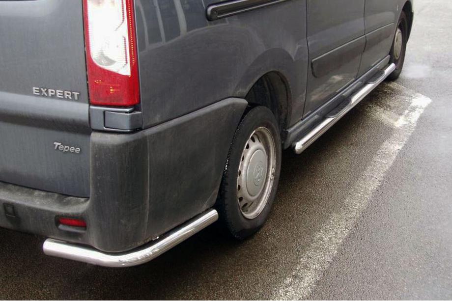 Fiat Scudo 2007-2015 Barre angolari posteriori AK003 (2 pz, acciaio inox) Image