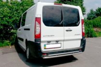 Peugeot Expert 2007-2016 Barra Posteriore AK-002-Doppia (Acciaio Inox) foto 3