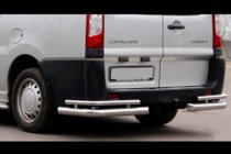 Citroen Jumpy 2007–2017 Angolari posteriori Double (2 pz, acciaio inox) foto 1