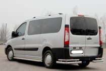 Citroen Jumpy 2007–2017 Angolari posteriori Double (2 pz, acciaio inox) foto 2