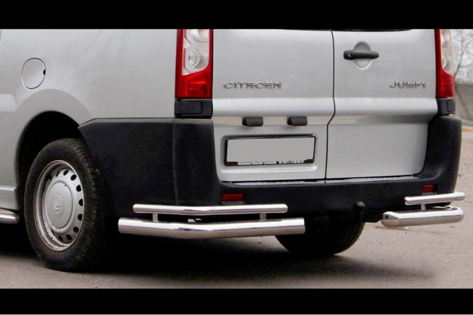 Citroen Jumpy 2007–2017 Angolari posteriori Double (2 pz, acciaio inox) Image