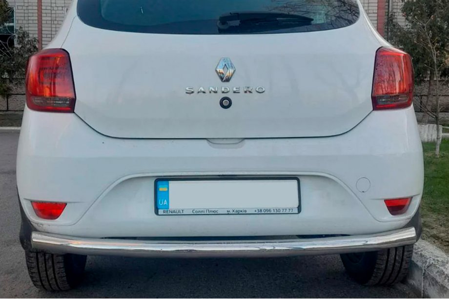 Renault Sandero 2013-2022 Barra Posteriore AK002 (Acciaio Inox) Image