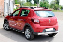 Dacia Sandero 2013-2020 Barra Posteriore AK002 (Acciaio Inox) foto 3