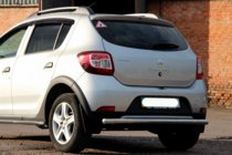 Dacia Sandero 2013-2020 Barra Posteriore AK002 (Acciaio Inox) foto 6