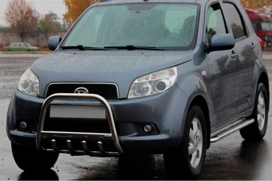 Daihatsu Terios 2006-2017 Protezione Anteriore QT006 (Acciaio Inox) Image