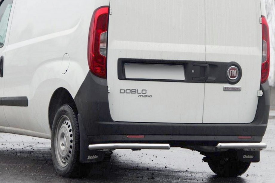Fiat Doblo II 2010-2022 Angolari Posteriori AK003 (Acciaio Inox) Image