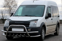 Ford Connect 2002–2006 Parabulloni con Doppio Tubo WT004-Plus (Acciaio Inox) foto 1