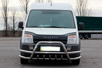 Ford Connect 2002–2006 Parabulloni con Doppio Tubo WT004-Plus (Acciaio Inox) foto 2
