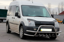 Ford Connect 2002–2006 Parabulloni con Doppio Tubo WT004-Plus (Acciaio Inox) foto 3