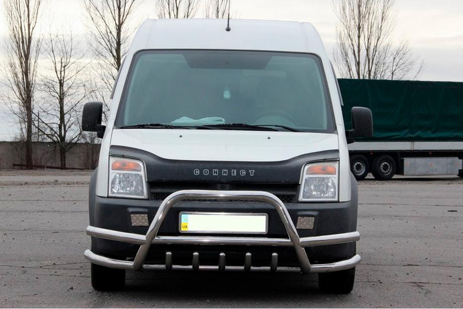 Ford Connect 2006–2009 Parabullbar con doppie barre WT003-Plus-2 (acciaio inox) Image