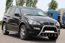 SsangYong Action 2005-2018 Paraurti Anteriore WT003 (Acciaio Inox) foto 1
