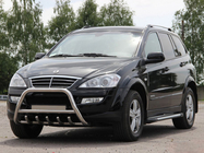 SsangYong Action 2005-2018 Paraurti Anteriore WT003 (Acciaio Inox) foto 3