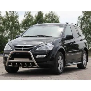 Paraurti Anteriore WT003 (Acciaio Inox) SsangYong Action 2005-2018 foto 3