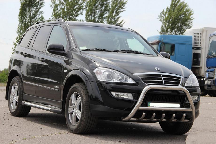 SsangYong Action 2005-2018 Paraurti Anteriore WT003 (Acciaio Inox) Image
