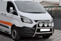 Ford Custom 2013-2022 Protezione Anteriore WT022 (Acciaio Inox) foto 4