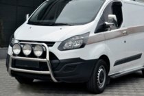 Ford Custom 2013-2022 Protezione Anteriore WT022 (Acciaio Inox) foto 3