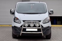 Ford Custom 2013-2022 Protezione Anteriore WT022 (Acciaio Inox) foto 1