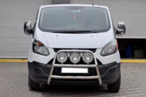 Ford Custom 2013-2022 Protezione Anteriore WT022 (Acciaio Inox) foto 1