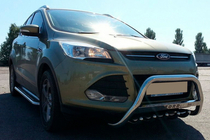Ford Kuga/Escape 2013-2019 Protezione Anteriore WT004 (Acciaio Inox) foto 2