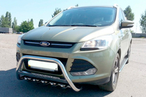 Ford Kuga/Escape 2013-2019 Protezione Anteriore WT004 (Acciaio Inox) foto 3