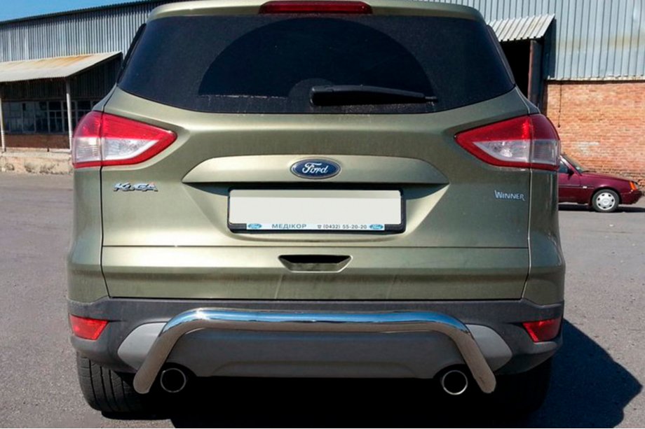 Ford Kuga 2008-2013 Barra Posteriore AK007 (Acciaio Inox) Image