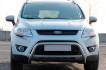 Ford Kuga 2008-2013 Protezione Anteriore WT007 (Acciaio Inox) foto 2