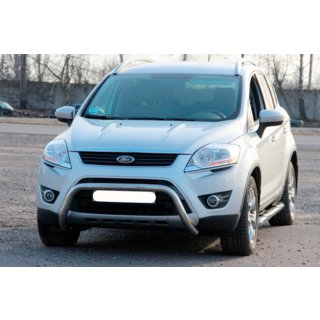 Protezione Anteriore WT007 (Acciaio Inox) Ford Kuga 2008-2013 foto 3