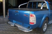 Ford Ranger 2007-2011 Barre angolari posteriori AK003 (2 pz, acciaio inox) foto 2