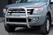 Ford Ranger 2011–2022 Protezione Anteriore WT018 (Acciaio Inox) foto 3
