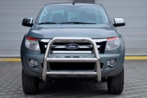 Ford Ranger 2011–2022 Protezione Anteriore WT018 (Acciaio Inox) foto 2