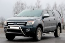 Ford Ranger 2011–2022 Protezione Anteriore WT022 (Acciaio Inox) foto 3