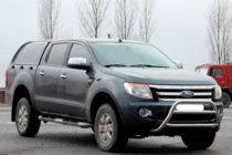 Ford Ranger 2011–2022 Protezione Anteriore WT022 (Acciaio Inox) foto 2